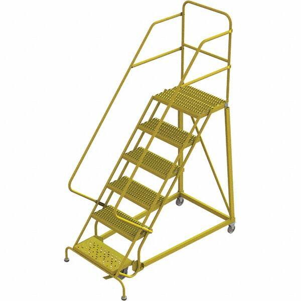 TRI-ARC - Rolling & Wall Mounted Ladders & Platforms Type: Stairway Slope Ladder Style: Forward Descent 50 Degree Incline - Industrial Tool & Supply