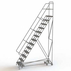 TRI-ARC - Rolling & Wall Mounted Ladders & Platforms Type: All-Directional Ladder Style: Forward Descent 50 Degree Incline - Industrial Tool & Supply