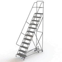 TRI-ARC - Rolling & Wall Mounted Ladders & Platforms Type: All-Directional Ladder Style: Forward Descent 50 Degree Incline - Industrial Tool & Supply