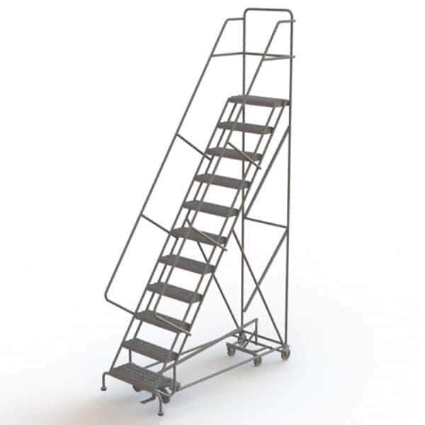 TRI-ARC - Rolling & Wall Mounted Ladders & Platforms Type: All-Directional Ladder Style: Forward Descent 50 Degree Incline - Industrial Tool & Supply