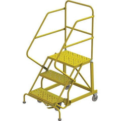 TRI-ARC - Rolling & Wall Mounted Ladders & Platforms Type: Stairway Slope Ladder Style: Forward Descent 50 Degree Incline - Industrial Tool & Supply