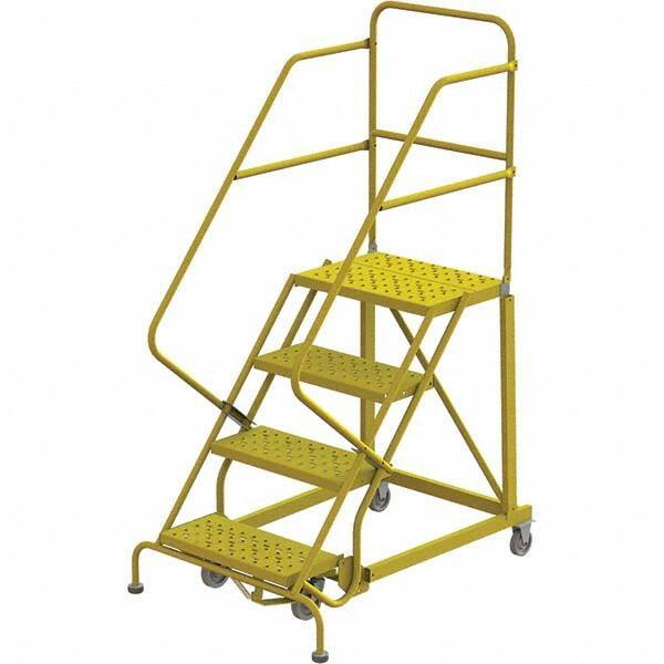 TRI-ARC - Rolling & Wall Mounted Ladders & Platforms Type: Stairway Slope Ladder Style: Forward Descent 50 Degree Incline - Industrial Tool & Supply