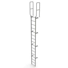 TRI-ARC - Rolling & Wall Mounted Ladders & Platforms Type: Fixed Ladder Style: Safety Cage - Industrial Tool & Supply