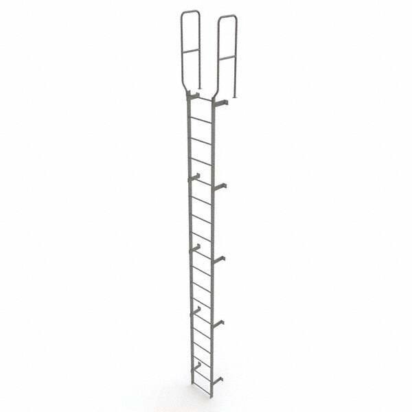 TRI-ARC - Rolling & Wall Mounted Ladders & Platforms Type: Fixed Ladder Style: Safety Cage - Industrial Tool & Supply