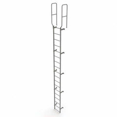 TRI-ARC - Rolling & Wall Mounted Ladders & Platforms Type: Fixed Ladder Style: Safety Cage - Industrial Tool & Supply