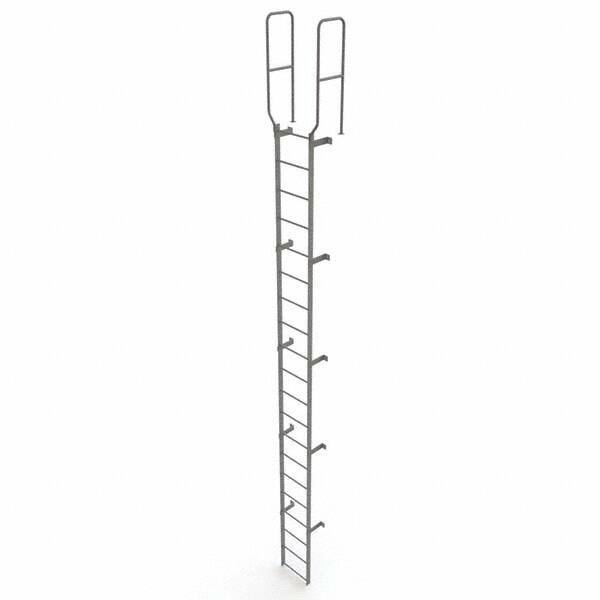 TRI-ARC - Rolling & Wall Mounted Ladders & Platforms Type: Fixed Ladder Style: Safety Cage - Industrial Tool & Supply