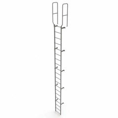 TRI-ARC - Rolling & Wall Mounted Ladders & Platforms Type: Fixed Ladder Style: Safety Cage - Industrial Tool & Supply