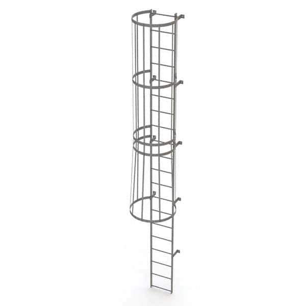 TRI-ARC - Rolling & Wall Mounted Ladders & Platforms Type: Fixed Ladder Style: Safety Cage - Industrial Tool & Supply