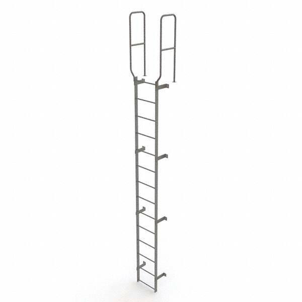 TRI-ARC - Rolling & Wall Mounted Ladders & Platforms Type: Fixed Ladder Style: Safety Cage - Industrial Tool & Supply