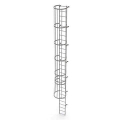 TRI-ARC - Rolling & Wall Mounted Ladders & Platforms Type: Fixed Ladder Style: Safety Cage - Industrial Tool & Supply
