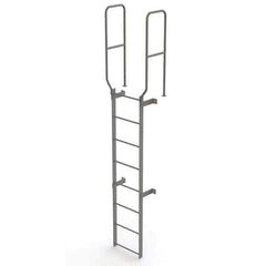 TRI-ARC - Rolling & Wall Mounted Ladders & Platforms Type: Fixed Ladder Style: Safety Cage - Industrial Tool & Supply