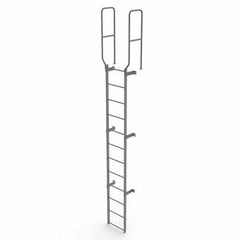 TRI-ARC - Rolling & Wall Mounted Ladders & Platforms Type: Fixed Ladder Style: Safety Cage - Industrial Tool & Supply