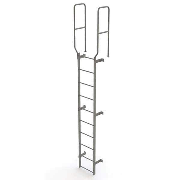 TRI-ARC - Rolling & Wall Mounted Ladders & Platforms Type: Fixed Ladder Style: Safety Cage - Industrial Tool & Supply