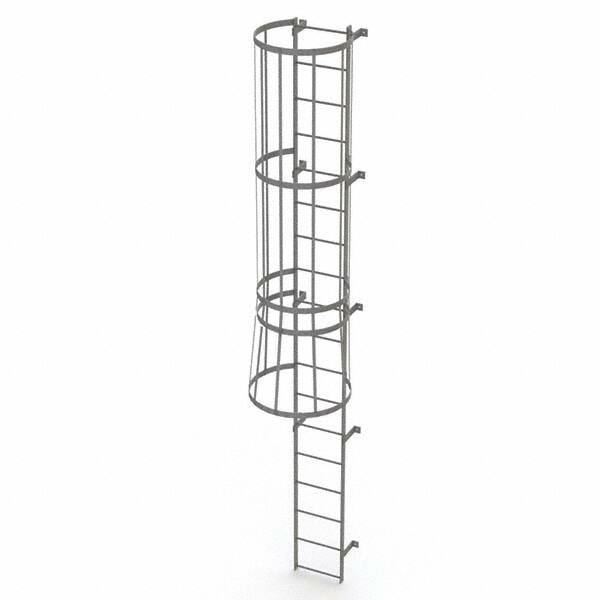 TRI-ARC - Rolling & Wall Mounted Ladders & Platforms Type: Fixed Ladder Style: Safety Cage - Industrial Tool & Supply