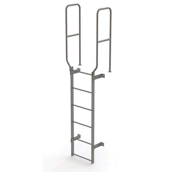 TRI-ARC - Rolling & Wall Mounted Ladders & Platforms Type: Fixed Ladder Style: Safety Cage - Industrial Tool & Supply