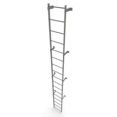 TRI-ARC - Rolling & Wall Mounted Ladders & Platforms Type: Fixed Ladder Style: Safety Cage - Industrial Tool & Supply