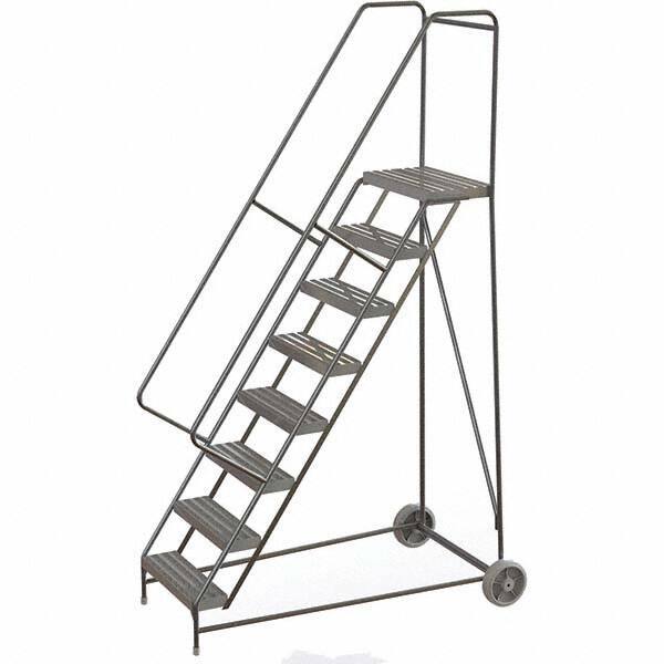 TRI-ARC - Rolling & Wall Mounted Ladders & Platforms Type: Rolling Warehouse Ladder Style: Rolling Safety Ladder - Industrial Tool & Supply