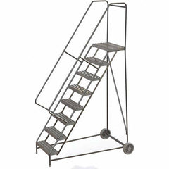 TRI-ARC - Rolling & Wall Mounted Ladders & Platforms Type: Rolling Warehouse Ladder Style: Rolling Safety Ladder - Industrial Tool & Supply