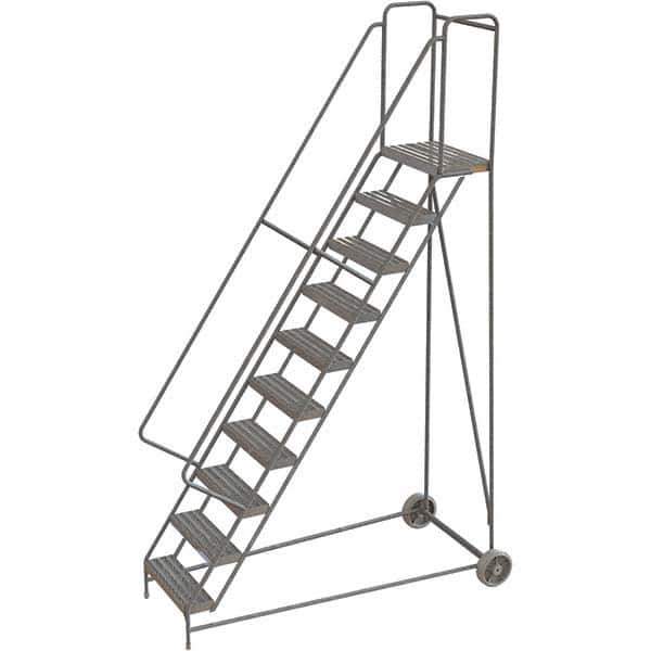 TRI-ARC - Rolling & Wall Mounted Ladders & Platforms Type: Rolling Warehouse Ladder Style: Rolling Safety Ladder - Industrial Tool & Supply