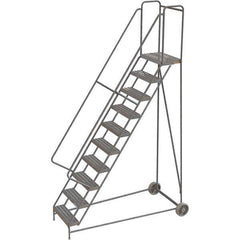 TRI-ARC - Rolling & Wall Mounted Ladders & Platforms Type: Rolling Warehouse Ladder Style: Rolling Safety Ladder - Industrial Tool & Supply