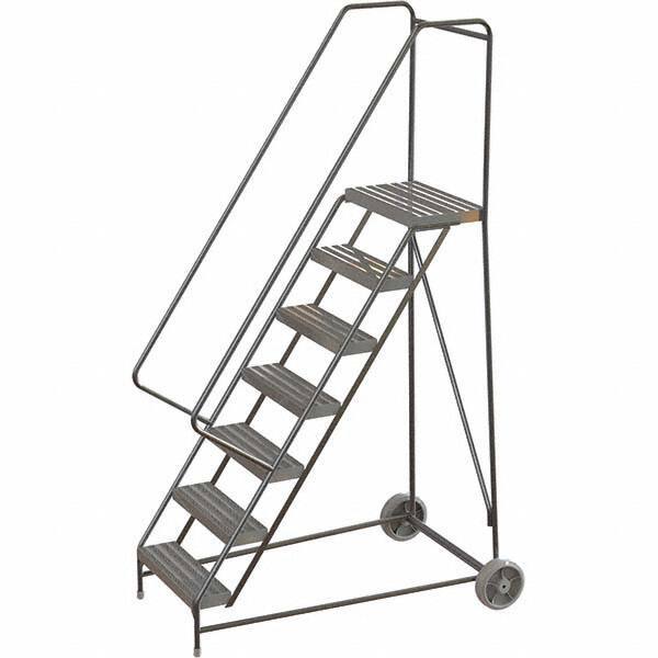 TRI-ARC - Rolling & Wall Mounted Ladders & Platforms Type: Rolling Warehouse Ladder Style: Rolling Safety Ladder - Industrial Tool & Supply