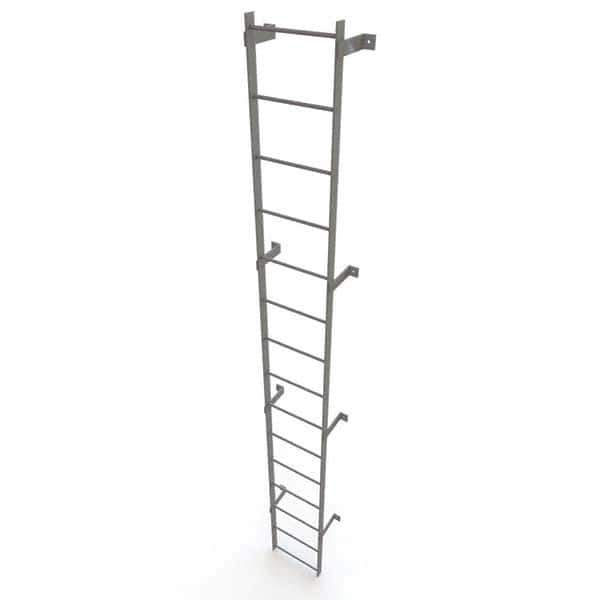 TRI-ARC - Rolling & Wall Mounted Ladders & Platforms Type: Fixed Ladder Style: Safety Cage - Industrial Tool & Supply