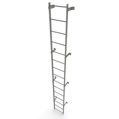 TRI-ARC - Rolling & Wall Mounted Ladders & Platforms Type: Fixed Ladder Style: Safety Cage - Industrial Tool & Supply