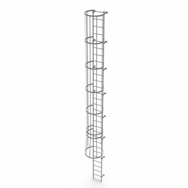 TRI-ARC - Rolling & Wall Mounted Ladders & Platforms Type: Fixed Ladder Style: Safety Cage - Industrial Tool & Supply