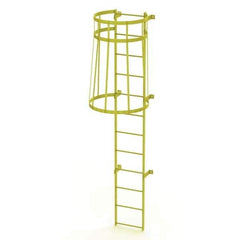 TRI-ARC - Rolling & Wall Mounted Ladders & Platforms Type: Fixed Ladder Style: Safety Cage - Industrial Tool & Supply