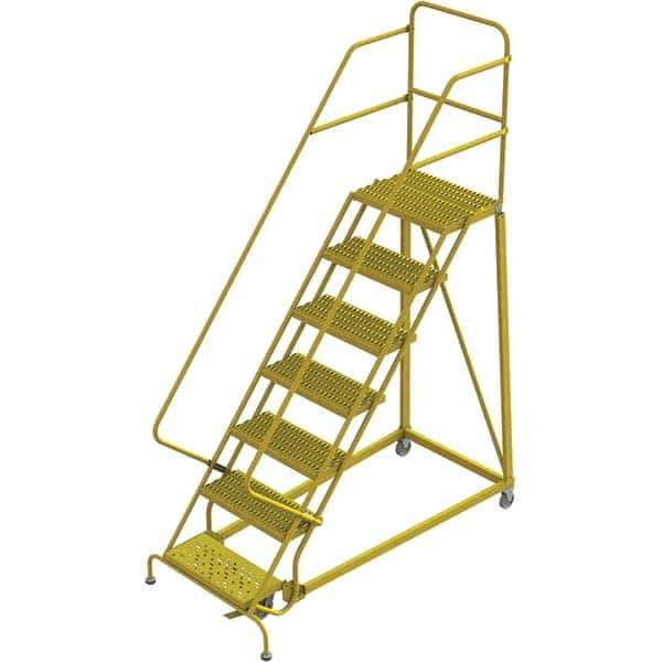 TRI-ARC - Rolling & Wall Mounted Ladders & Platforms Type: Stairway Slope Ladder Style: Forward Descent 50 Degree Incline - Industrial Tool & Supply