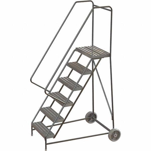 TRI-ARC - Rolling & Wall Mounted Ladders & Platforms Type: Rolling Warehouse Ladder Style: Rolling Safety Ladder - Industrial Tool & Supply