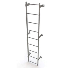 TRI-ARC - Rolling & Wall Mounted Ladders & Platforms Type: Fixed Ladder Style: Safety Cage - Industrial Tool & Supply