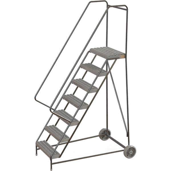 TRI-ARC - Rolling & Wall Mounted Ladders & Platforms Type: Rolling Warehouse Ladder Style: Rolling Safety Ladder - Industrial Tool & Supply