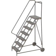 TRI-ARC - Rolling & Wall Mounted Ladders & Platforms Type: Rolling Warehouse Ladder Style: Rolling Safety Ladder - Industrial Tool & Supply