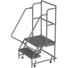 TRI-ARC - Rolling & Wall Mounted Ladders & Platforms Type: Rolling Warehouse Ladder Style: Rolling Platform Ladder - Industrial Tool & Supply