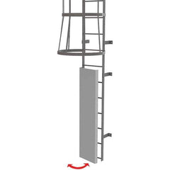 TRI-ARC - Ladder Accessories Type: Door For Use With: Tri-Arc Fixed Gray Steel Ladders - Industrial Tool & Supply