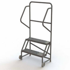 TRI-ARC - Rolling & Wall Mounted Ladders & Platforms Type: TiltNRoll Rolling Ladder Style: Tilt & Roll Safety Ladder - Industrial Tool & Supply