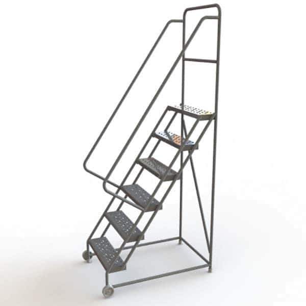 TRI-ARC - Rolling & Wall Mounted Ladders & Platforms Type: TiltNRoll Rolling Ladder Style: Tilt & Roll Safety Ladder - Industrial Tool & Supply