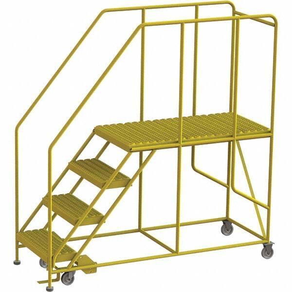 TRI-ARC - Rolling & Wall Mounted Ladders & Platforms Type: Rolling Work Platform Style: Steel Work Platform - Industrial Tool & Supply
