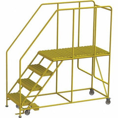 TRI-ARC - Rolling & Wall Mounted Ladders & Platforms Type: Rolling Work Platform Style: Steel Work Platform - Industrial Tool & Supply