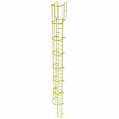 TRI-ARC - Rolling & Wall Mounted Ladders & Platforms Type: Fixed Ladder Style: Safety Cage - Industrial Tool & Supply