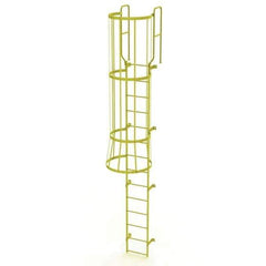TRI-ARC - Rolling & Wall Mounted Ladders & Platforms Type: Fixed Ladder Style: Safety Cage - Industrial Tool & Supply