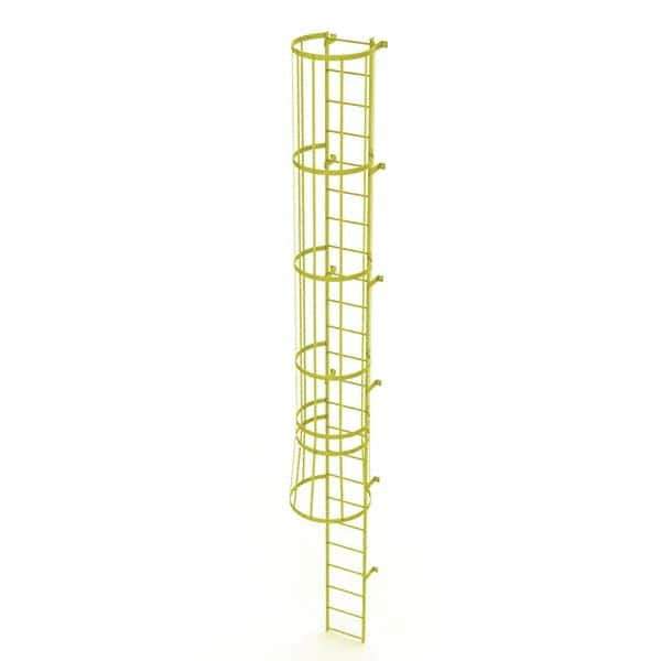 TRI-ARC - Rolling & Wall Mounted Ladders & Platforms Type: Fixed Ladder Style: Safety Cage - Industrial Tool & Supply