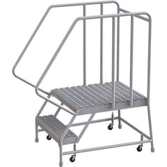 TRI-ARC - Rolling & Wall Mounted Ladders & Platforms Type: Rolling Warehouse Ladder Style: Rolling Safety Ladder - Industrial Tool & Supply