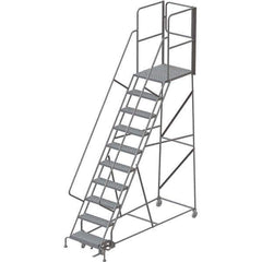 TRI-ARC - Rolling & Wall Mounted Ladders & Platforms Type: Rolling Warehouse Ladder Style: Rolling Platform Ladder - Industrial Tool & Supply