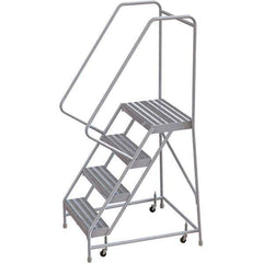 TRI-ARC - Rolling & Wall Mounted Ladders & Platforms Type: Rolling Warehouse Ladder Style: Rolling Safety Ladder - Industrial Tool & Supply