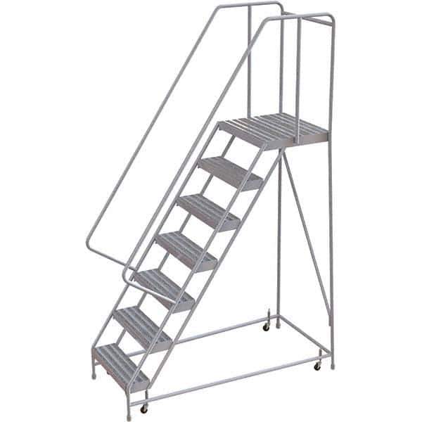 TRI-ARC - Rolling & Wall Mounted Ladders & Platforms Type: Rolling Warehouse Ladder Style: Rolling Safety Ladder - Industrial Tool & Supply