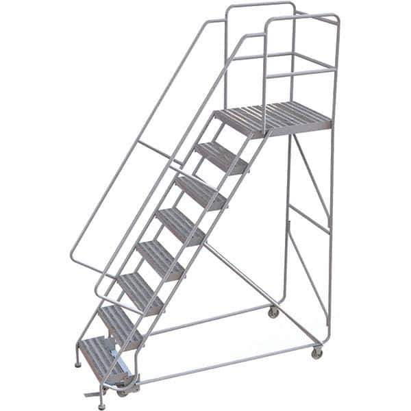 TRI-ARC - Rolling & Wall Mounted Ladders & Platforms Type: Rolling Warehouse Ladder Style: Rolling Safety Ladder - Industrial Tool & Supply