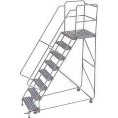 TRI-ARC - Rolling & Wall Mounted Ladders & Platforms Type: Rolling Warehouse Ladder Style: Rolling Safety Ladder - Industrial Tool & Supply