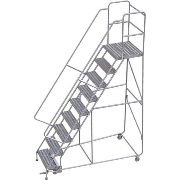 TRI-ARC - Rolling & Wall Mounted Ladders & Platforms Type: Rolling Warehouse Ladder Style: Rolling Safety Ladder - Industrial Tool & Supply